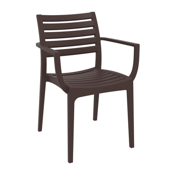 Artemis Arm Chair – Brown