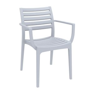 Artemis Arm Chair – Silver Grey