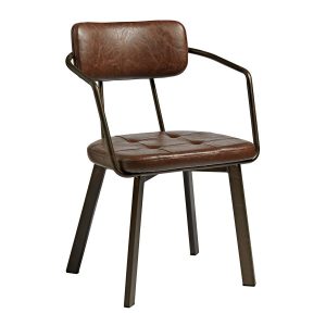 Auzet Arm Chair – Old Anvil – Vintage Fauz Leather