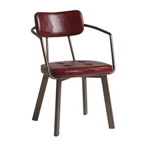Auzet Armchair – Old Anvil – Vintage Red
