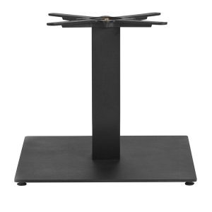 Boston Sleek Base – Black Large Square – Coffee