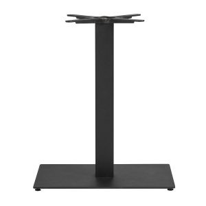 Boston Sleek Base – Black Small Rect – Dining