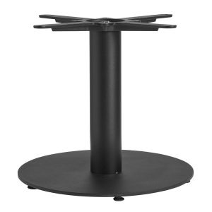 Boston Sleek Base – Black Small Round – Coffee