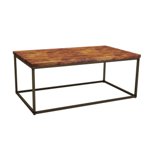 Byron Rect Rustic Pine Coffee Table 120cm x70cm