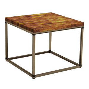 Byron Rect Rustic Pine Coffee Table 60x60cm