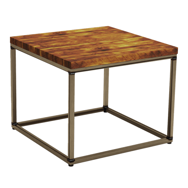 Byron Rect Rustic Pine Coffee Table 60x60cm