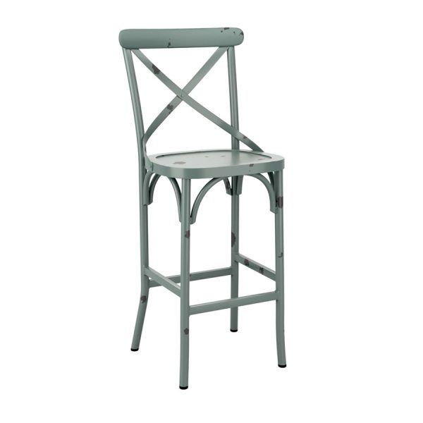 Café Bar Stool – Vintage Blue