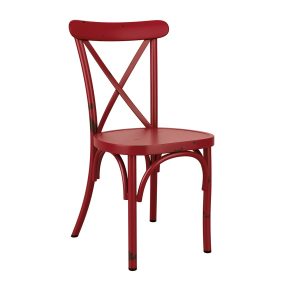 Café Side Chair – Vintage Red