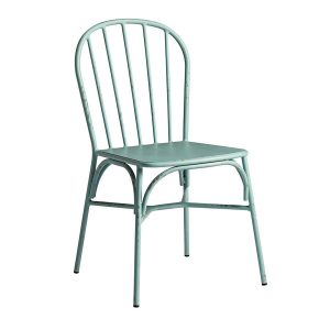 Denver Side Chair – Vinitage Finish Alu Frame Blue