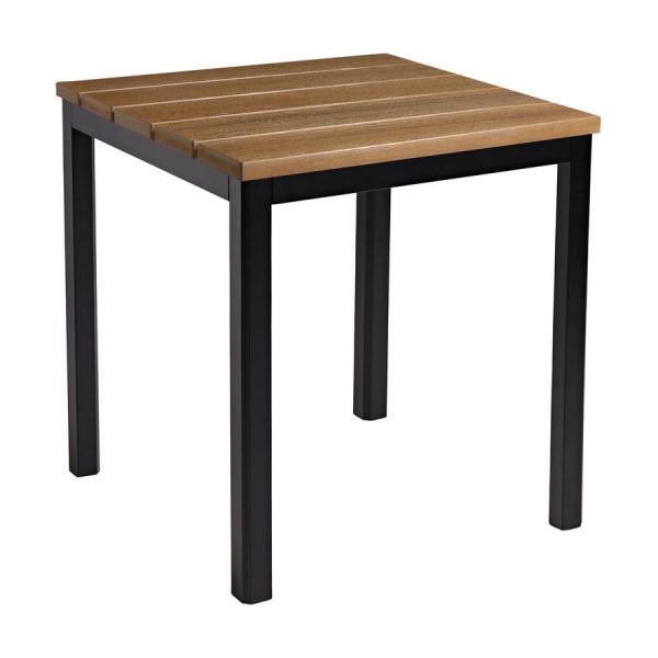 EKO Dining Table – Aged Golden Oak – Square – 69x69cm