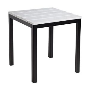 EKO Dining Table – Whitewash – Square – 69x69cm