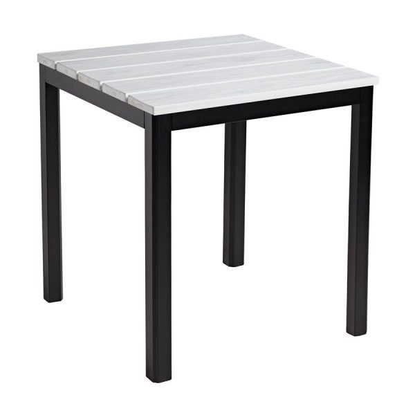 EKO Dining Table – Whitewash – Square – 69x69cm