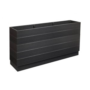 EKO Planter – Black – 150cm width x 35cm depth x 75cm height