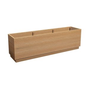 EKO Planter – Aged Oak – 150cm width x 35cm depth x 45cm height