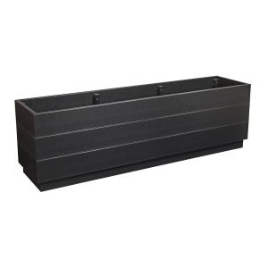 EKO Planter – Black – 150cm width x 35cm depth x 45cm height
