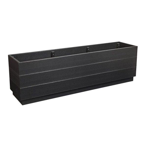 EKO Planter – Black – 150cm width x 35cm depth x 45cm height