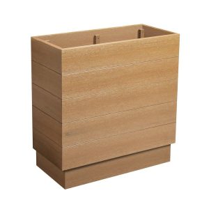 EKO Planter – Aged Oak – 75cm width x 35cm depth x 75cm height