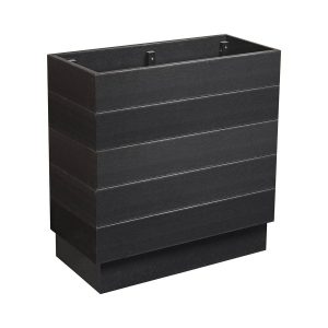 EKO Planter – Black – 75cm width x 35cm depth x 75cm height