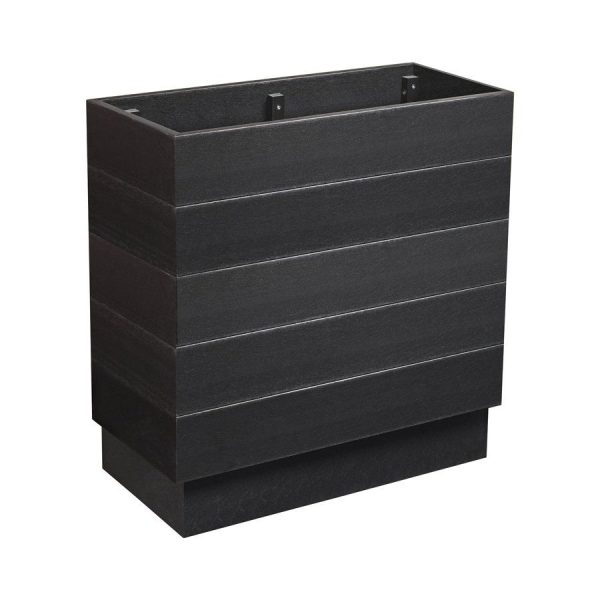 EKO Planter – Black – 75cm width x 35cm depth x 75cm height