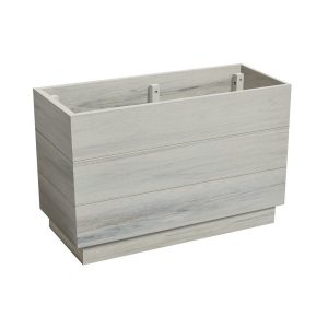 EKO Planter – Whitewash – 75cm width x 35cm depth x 45cm height