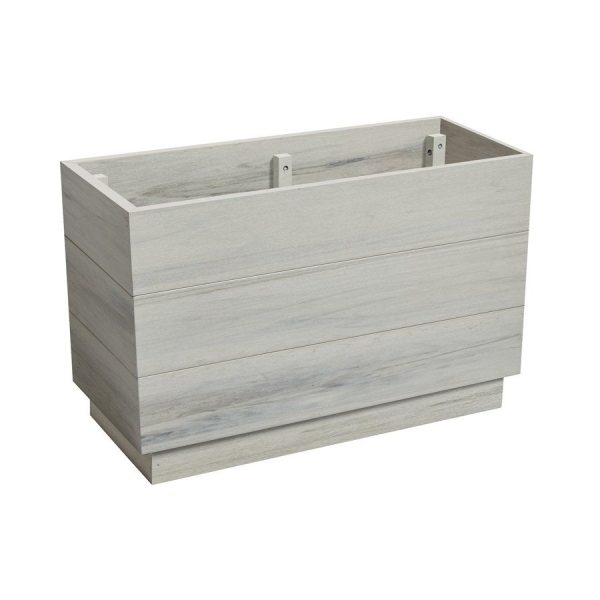 EKO Planter – Whitewash – 75cm width x 35cm depth x 45cm height