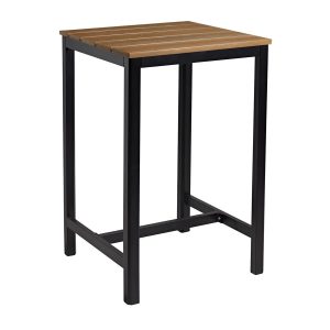 EKO Poseur Table – Aged Golden Oak – Square – 69x69cm