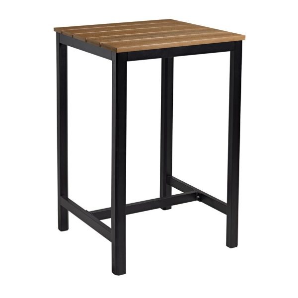 EKO Poseur Table – Aged Golden Oak – Square – 69x69cm