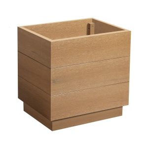 EKO Planter – Aged Oak – 45cm width x 35cm depth x 45cm height
