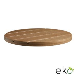 EKO – Round Table Top – 70cm Dia – Aged Golden Oak
