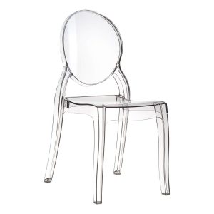 Elizabeth Side Chair – Clear Transparent