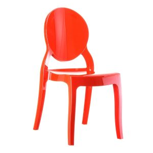 Elizabeth Side Chair – Glossy Red