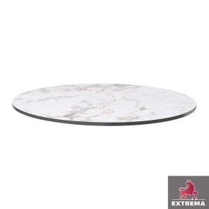Extrema Top – White Carrara Marble – 60cm Dia
