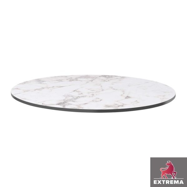 Extrema Top – White Carrara Marble – 60cm Dia