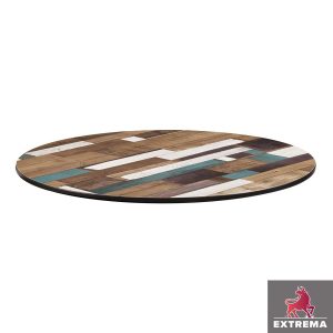 Extrema Table Top – Driftwood  – 69cm Dia