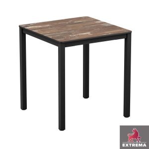 Extrema – New Planked Vintage Wood – Full Table – 60 x 60 – Dining
