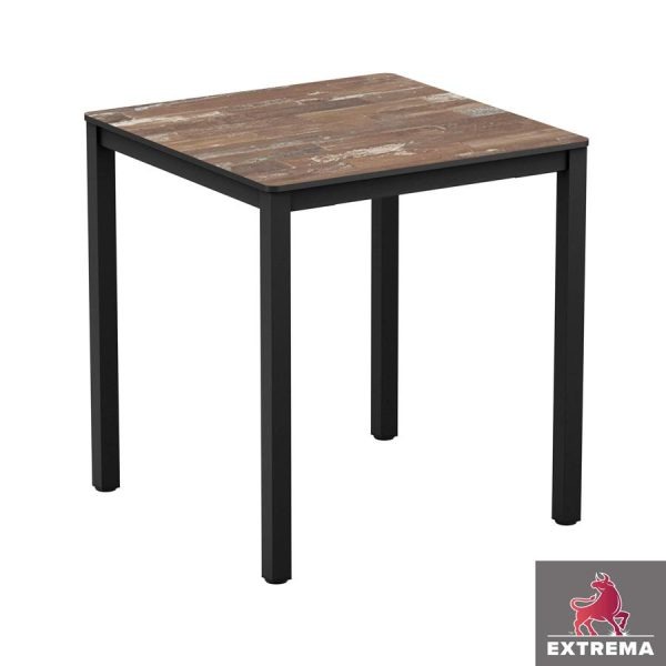 Extrema – New Planked Vintage Wood – Full Table – 60 x 60 – Dining