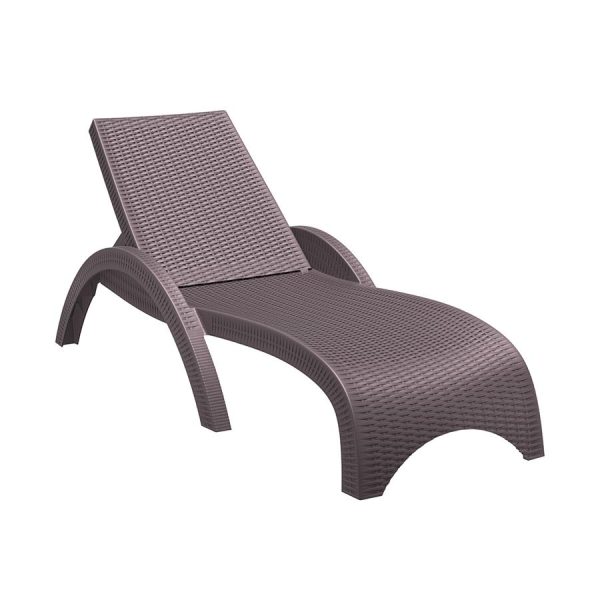 Fiji Sun Lounger – Brown