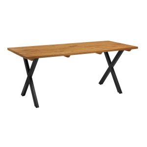 Highcross ‘X’ Dining Table – Clear – 180cmx75cm