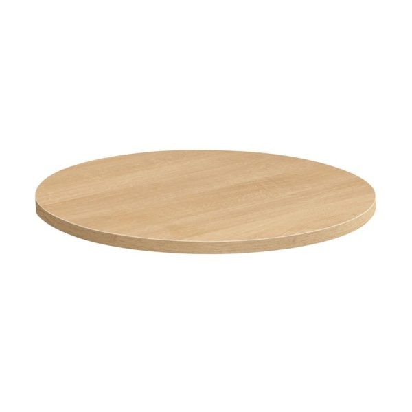 Holz Table Top – Kaffee Light Oak  700Dia x25mm