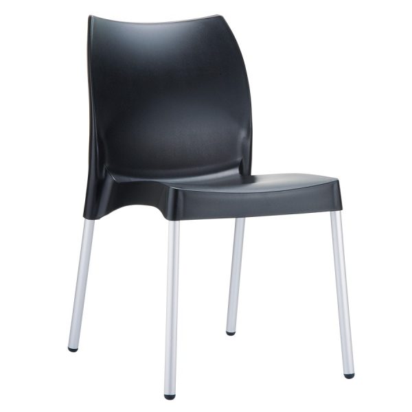 Vita Side Chair – Black