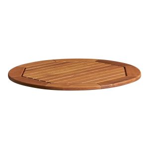 Insignia Table Top – Robina Straight Slat – 60cm Dia