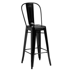 Marcel Bar Stool – Gloss Black