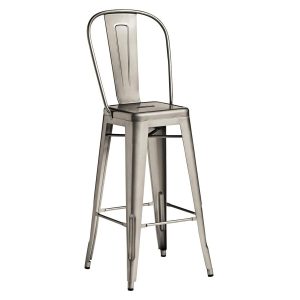 Marcel Bar Stool – Gun Metal