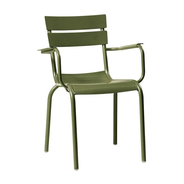 Marlow Arm Chair – Olive Green