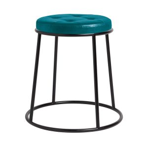 Max 45 – Black  metal frame – Vintage Teal Seat