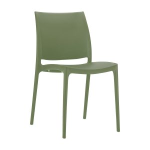 Maya Side Chair – Olive Green