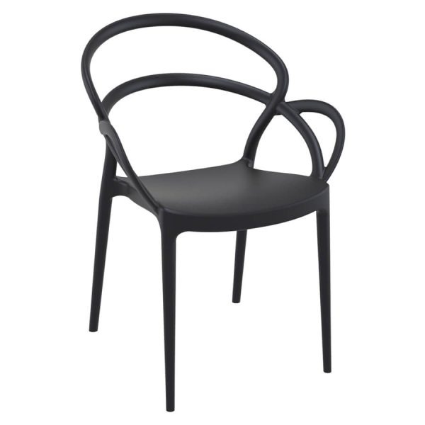 Mila Armchair – Black