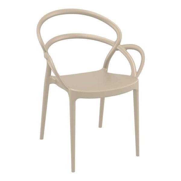 Mila Armchair – Taupe