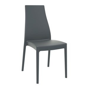 Miranda Side Chair – Dark Grey