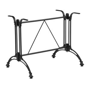 Orleans – 4 Leg Table Base – Black Aluminium – Rectangle Dining